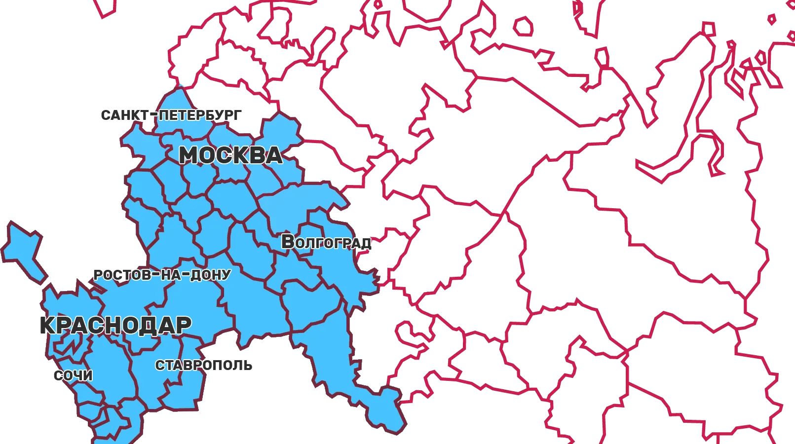 Карта в Цимлянске